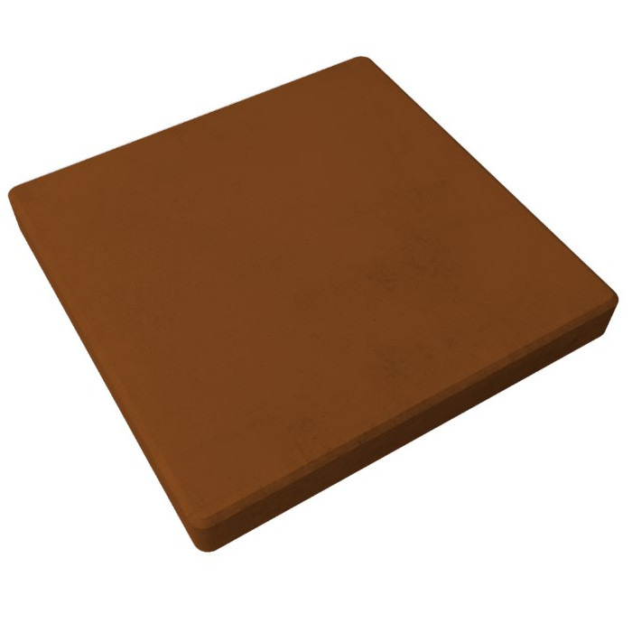Квадратная тротуарная плитка 330х330х60 Коричневый